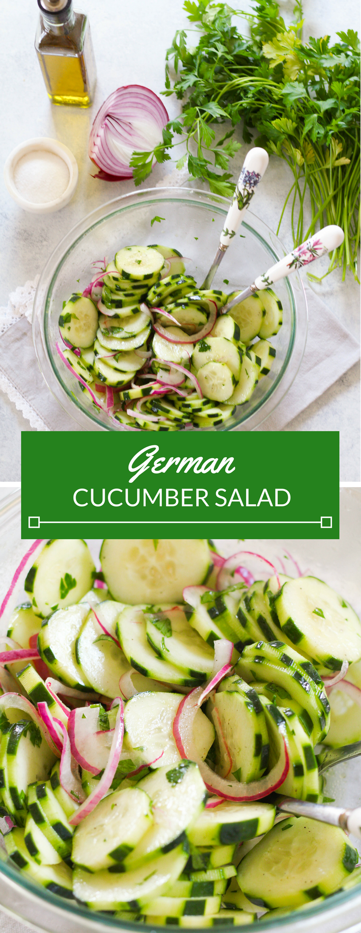 Oma's German Cucumber Salad