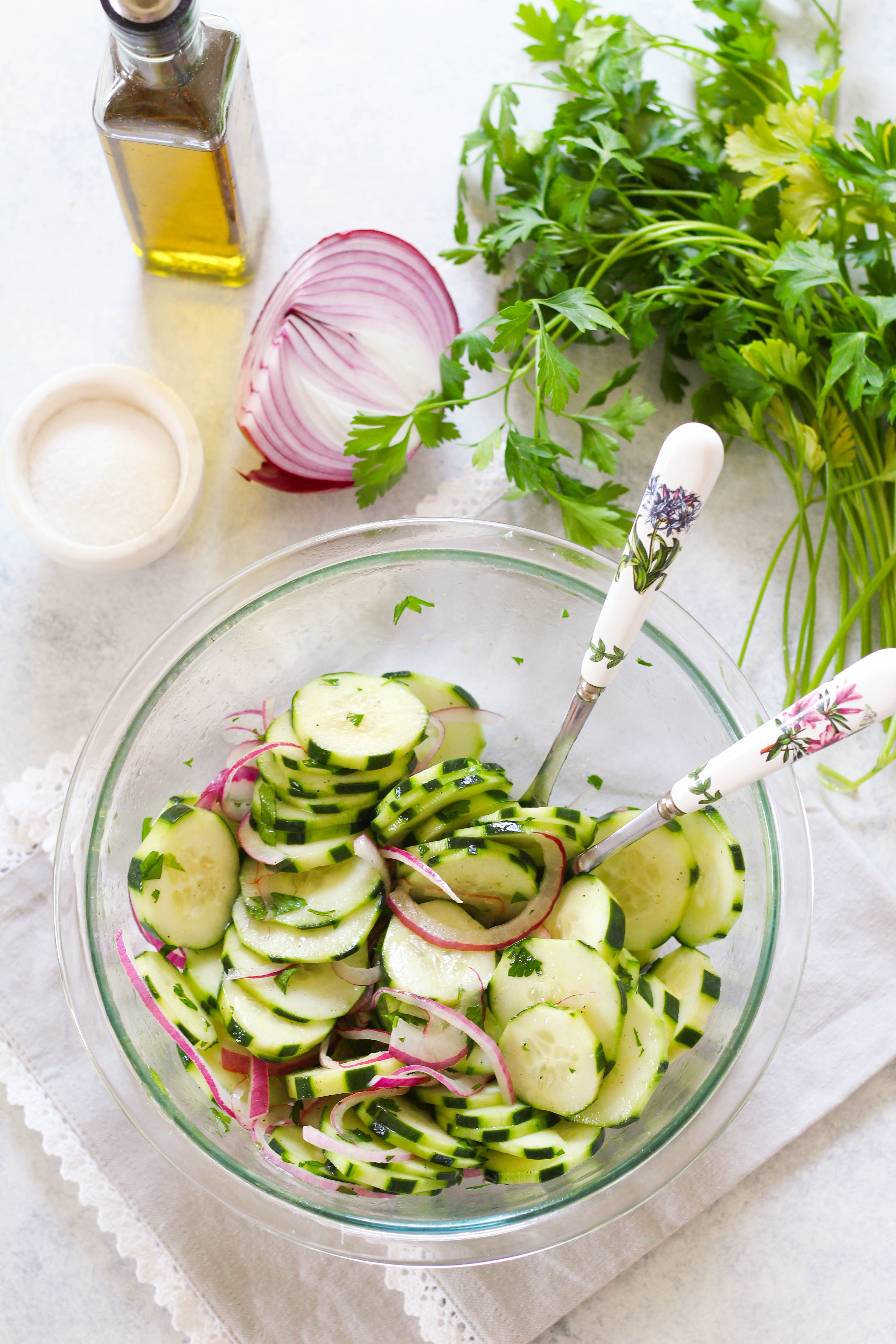 Oma’s German Cucumber Salad
