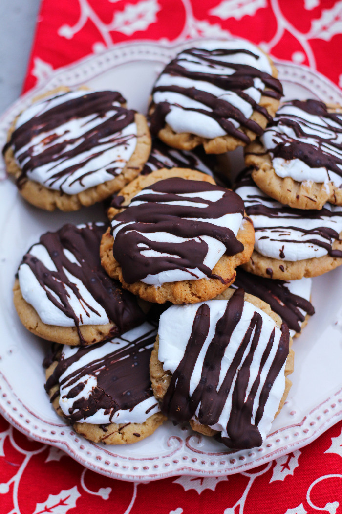 Peanut Butter S'more Cookies | Zen & Spice 