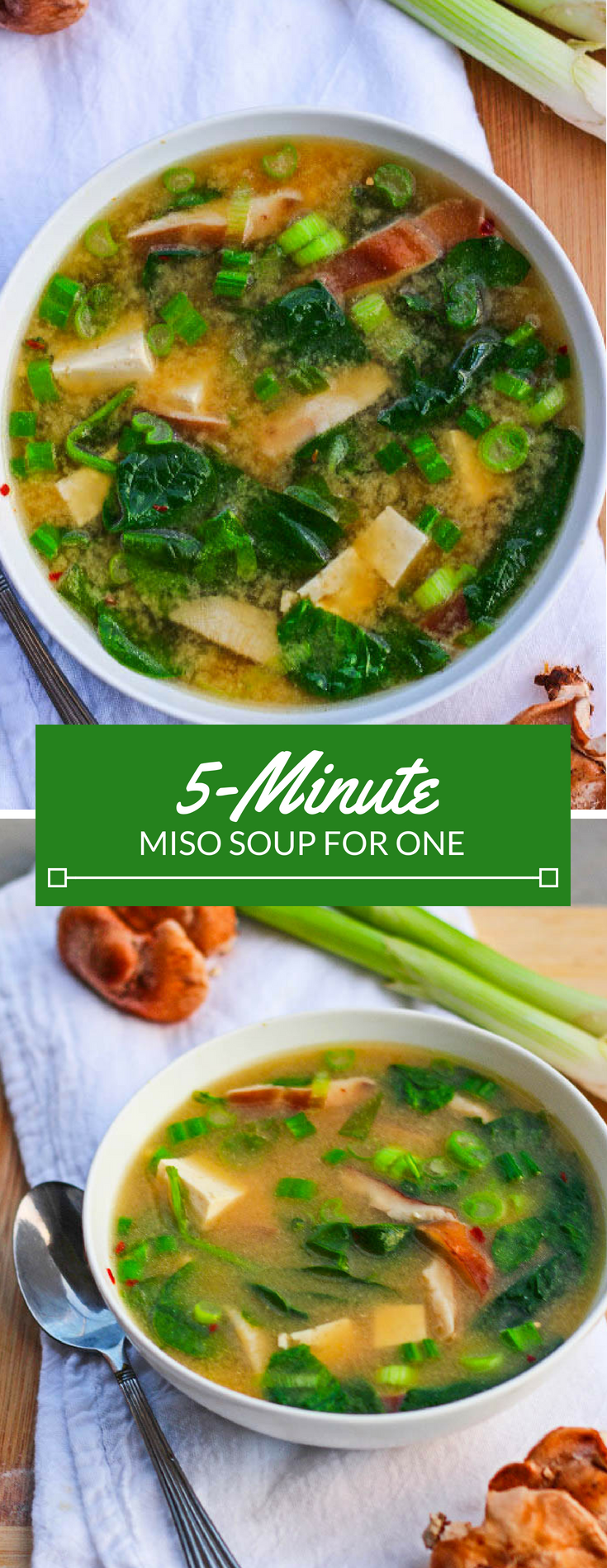 5 Minute Miso Soup for One