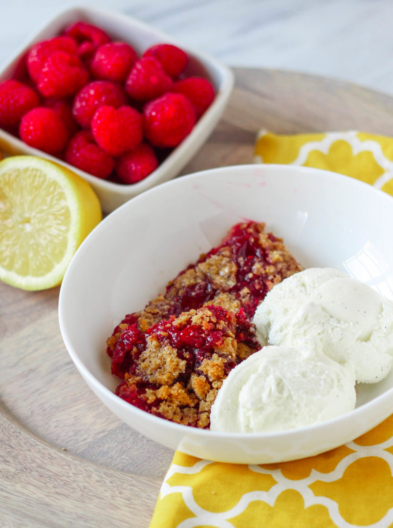 Raspberry Lemonade Crumble