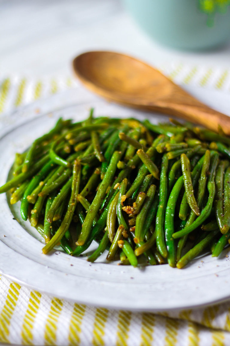 Sauteed Garlic Green Beans Sides Zen & Spice