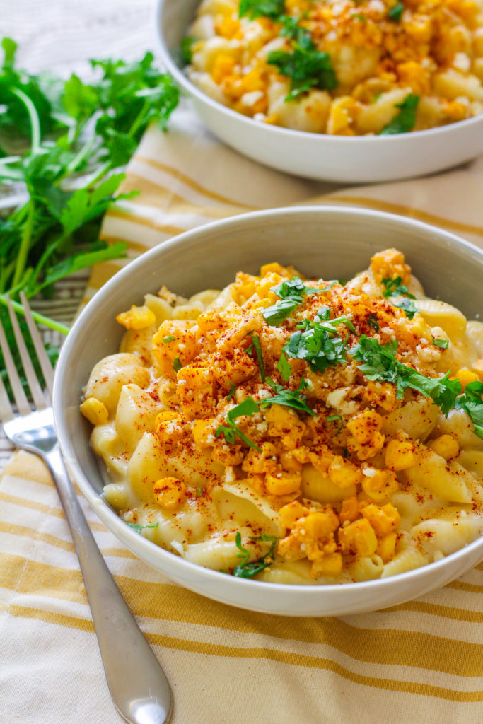 Combine the best of both worlds: cheesy, creamy homemade macaroni and cheese with the savory, slightly spicy goodness of Mexican street corn. 