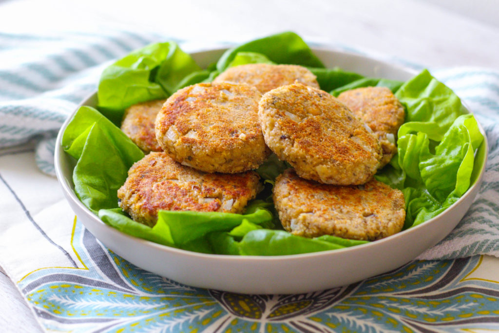 Salmon patties can be easy and quick! Learn how to make salmon patties with canned wild salmon. Serve these crisp patties along with butter lettuce for a light and healthy meal! 