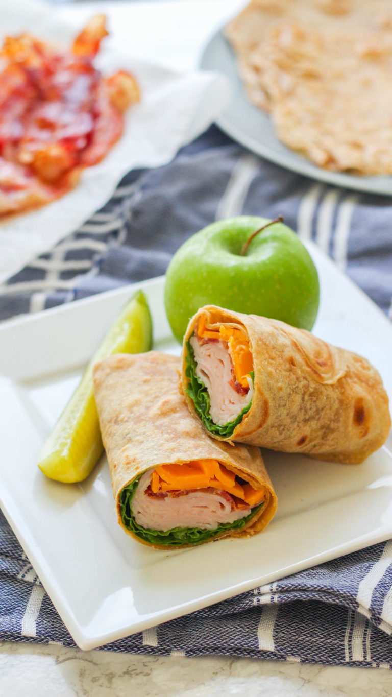 Prep-Ahead Lunch Idea: Bacon Ranch Turkey Wrap