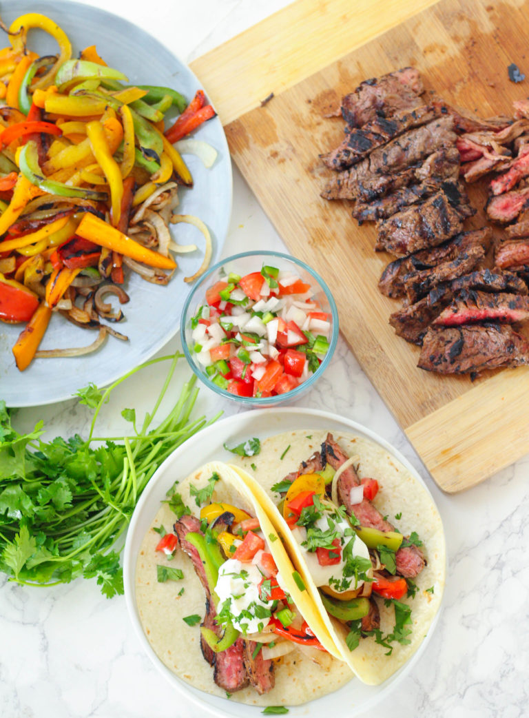 Chipotle Flank Steak Fajitas