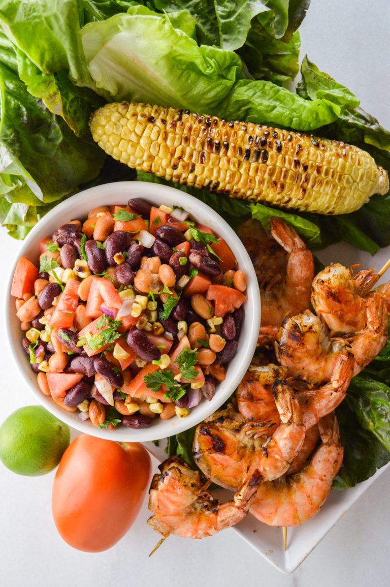 Grilled Shrimp with Cowboy’s Caviar