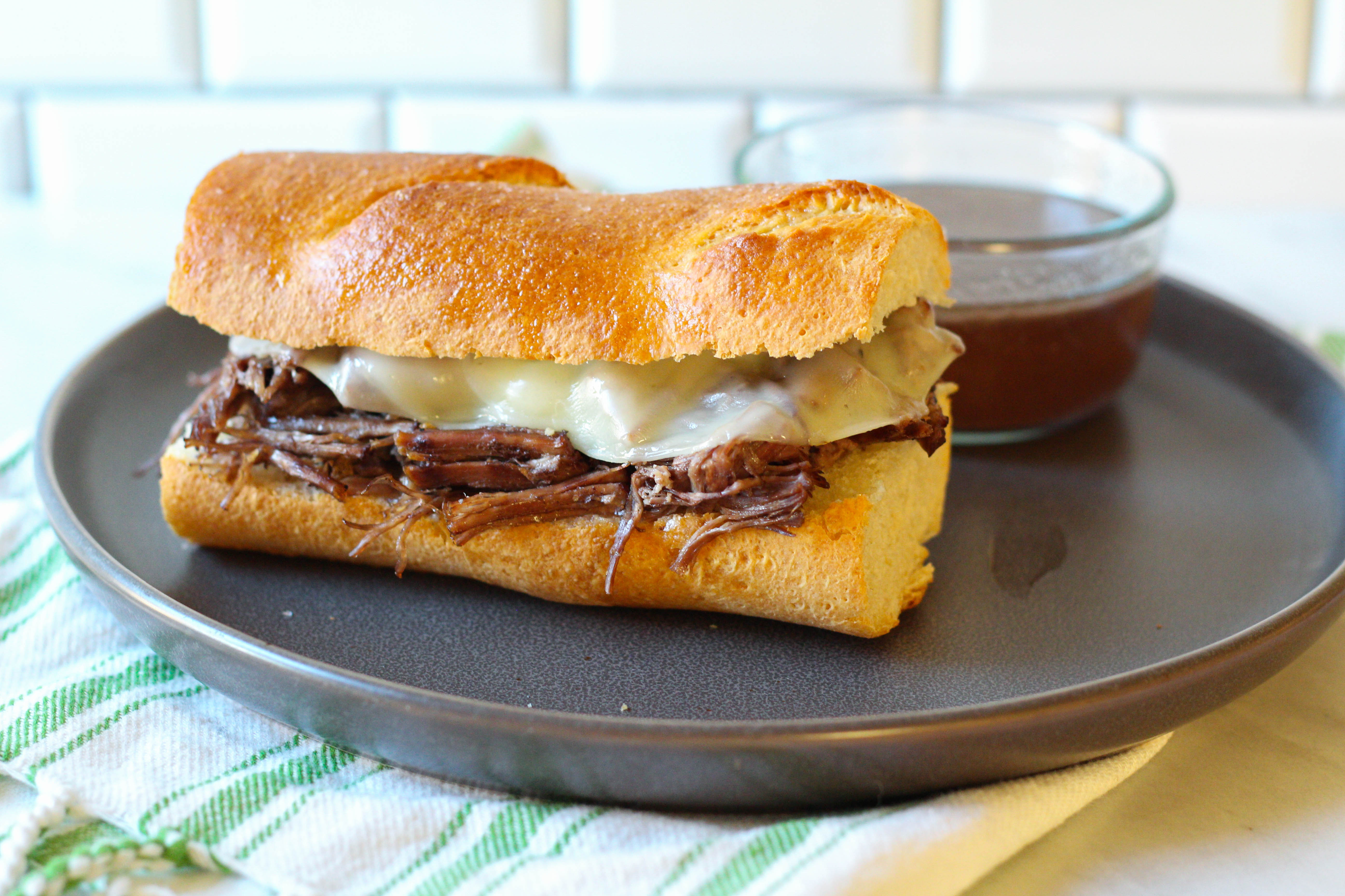 Instant Pot French Dip Sandwiches are a delicious weeknight dinner!