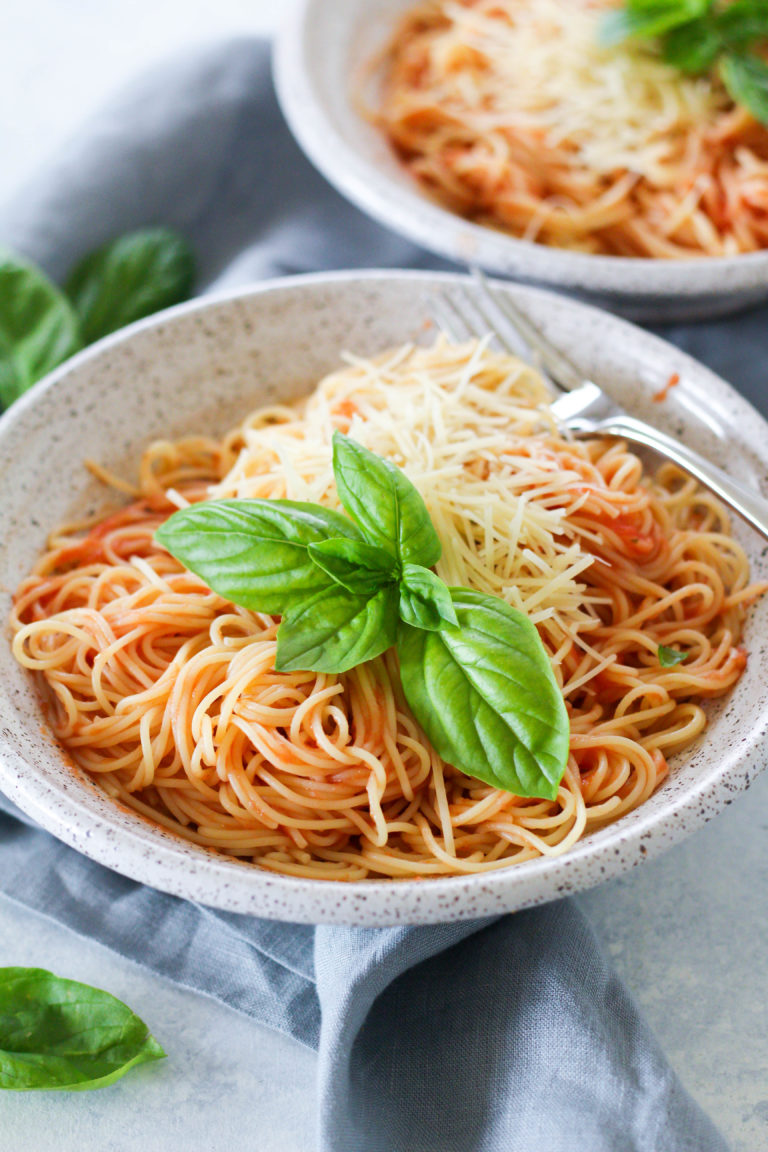 Five Minute Capellini Pomodoro Zen & Spice