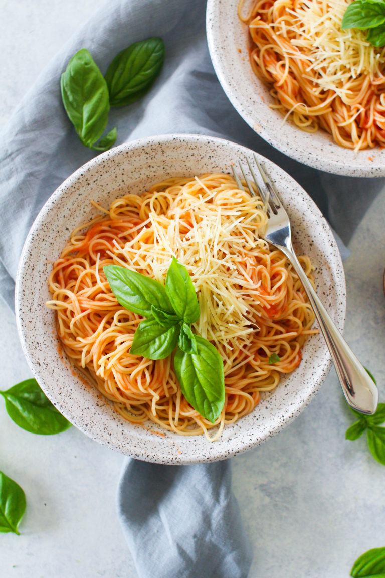 Five Minute Capellini Pomodoro