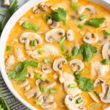 Spicy Thai Coconut Soup (Tom Kha) with Chicken-image
