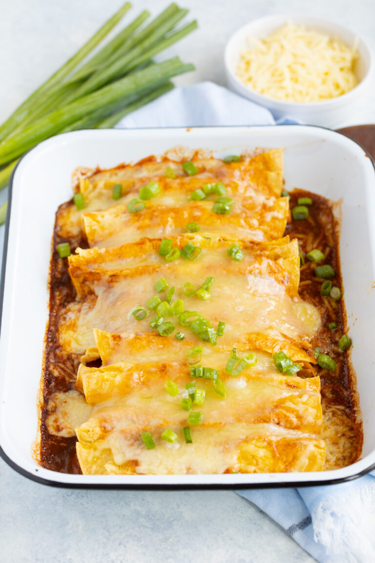 Easy Spinach Ricotta Enchiladas